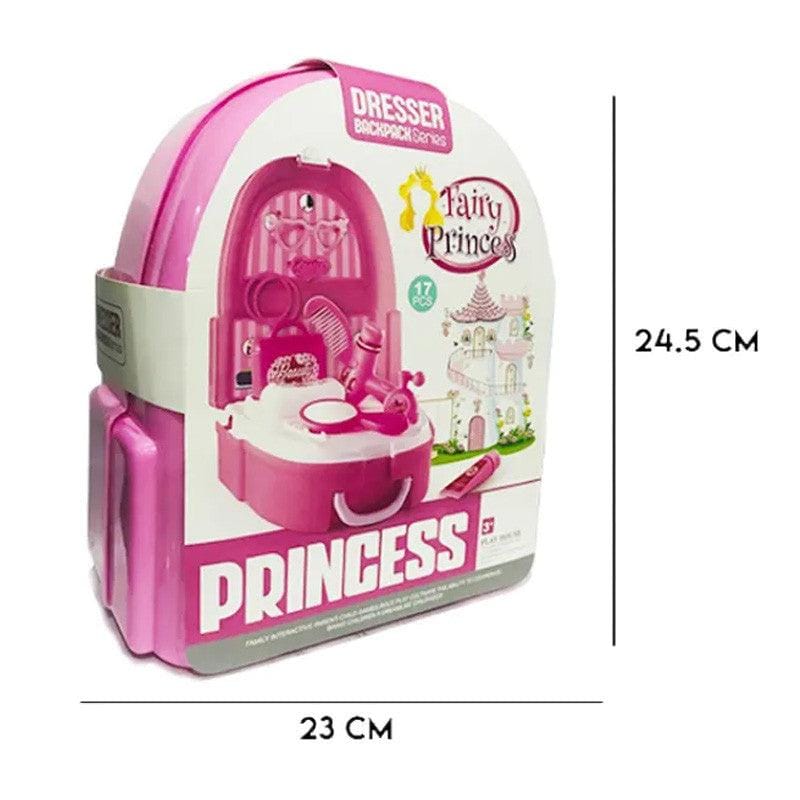 Backpack Makeup Pretend Play Set for Girls – Safe Kids Cosmetic Toy Kit - Image 2
