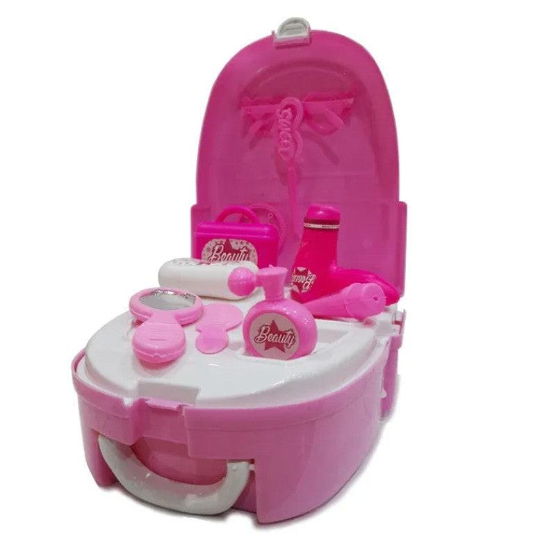 Backpack Makeup Pretend Play Set for Girls – Safe Kids Cosmetic Toy Kit - Image 3