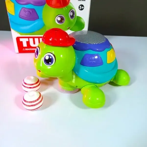 Blow the Ball Turtle Toy with Music & Lights – Interactive Balancing Game for Kids - Image 2