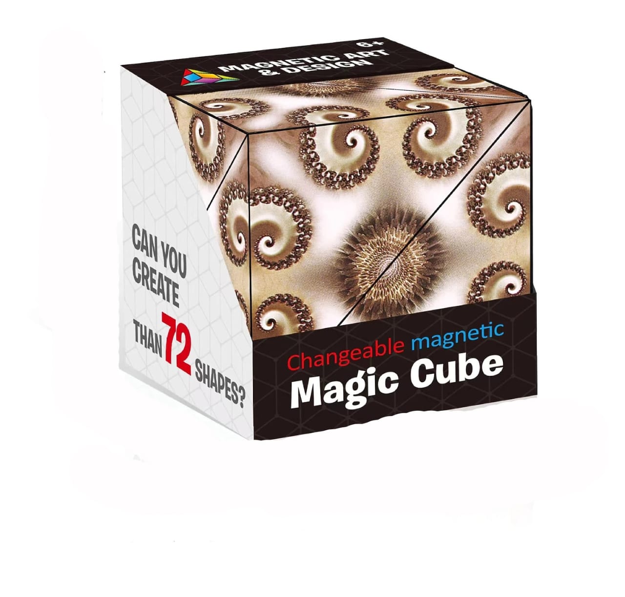 3D Flip Magnetic Magic Cube Puzzle – Anti-Stress Geometric Fidget Toy - Image 3