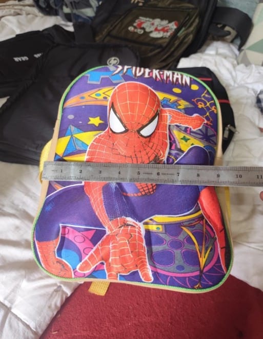 Superhero 12-Inch Kids School Bag – Cartoon Backpack for Boys Nursery & Preschool - Image 2