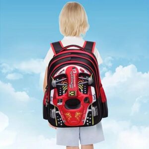 Kids Racing Car Nylon Backpack