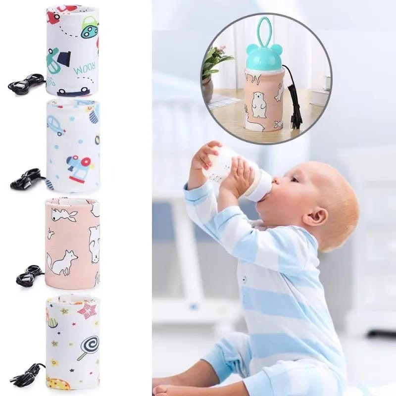 USB Baby Bottle Warmer Pouch – 42°C Constant Temperature Feeding Sleeve - Image 3