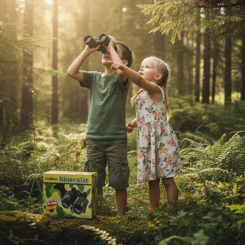 Kids Explorer Binoculars 8x30 – Optical Lens Outdoor Toy for Nature & Discovery