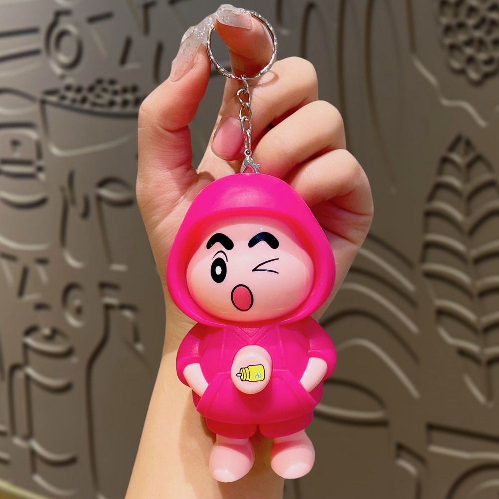 Face Changing Mini Doll Keychain – Collectible DIY Cartoon Toy for Kids - Image 3