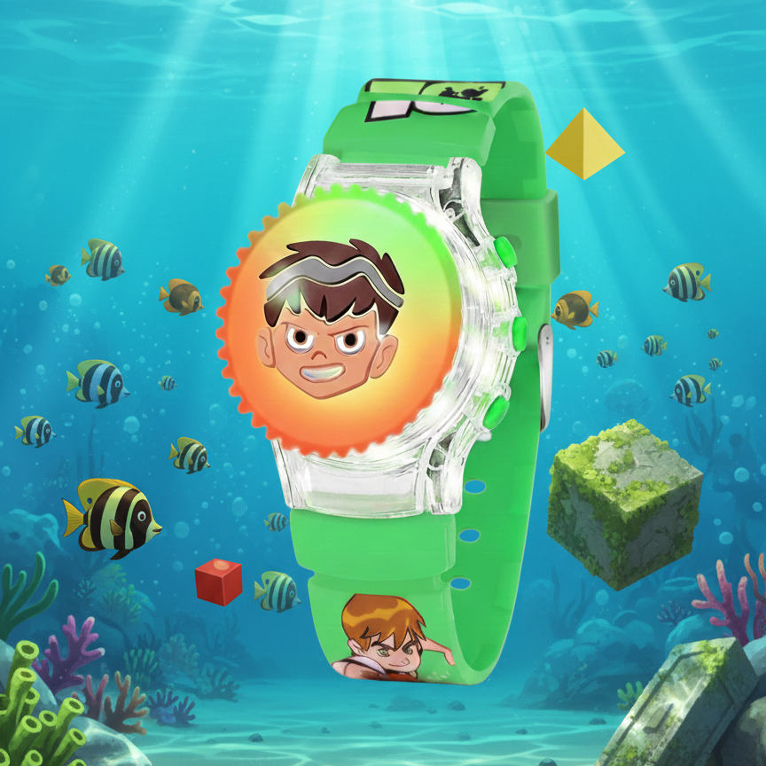 Kids LED Digital Adventure Watch – Multi-Colour Light-Up Sports Watch - Image 2