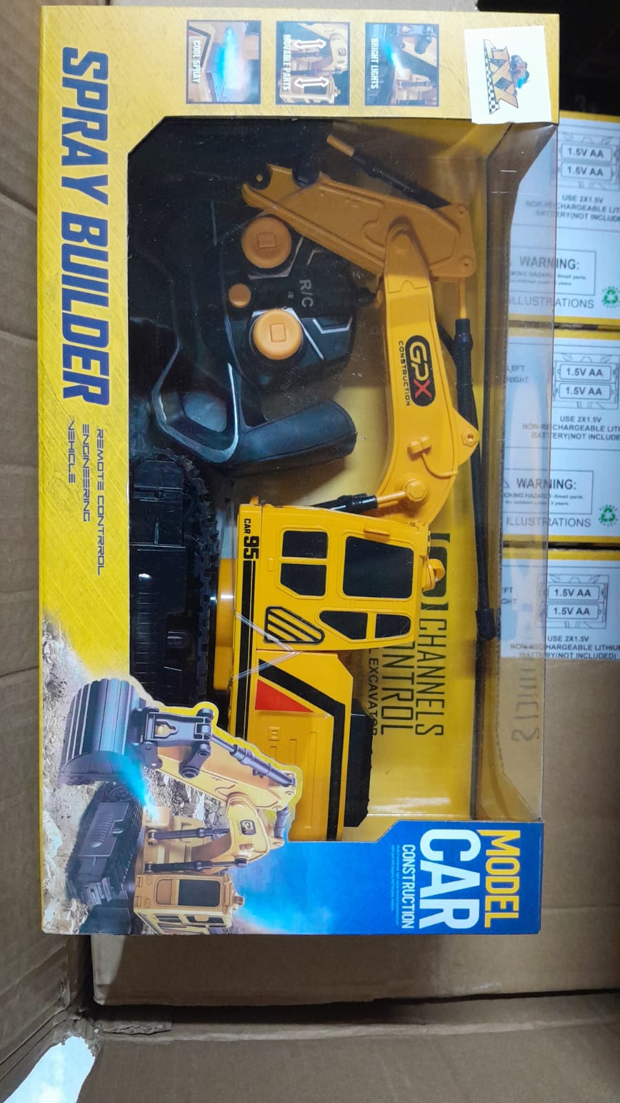 Remote Control Excavator Toy for Kids – RC Construction Vehicle for Indoor & Outdoor Play - Image 2