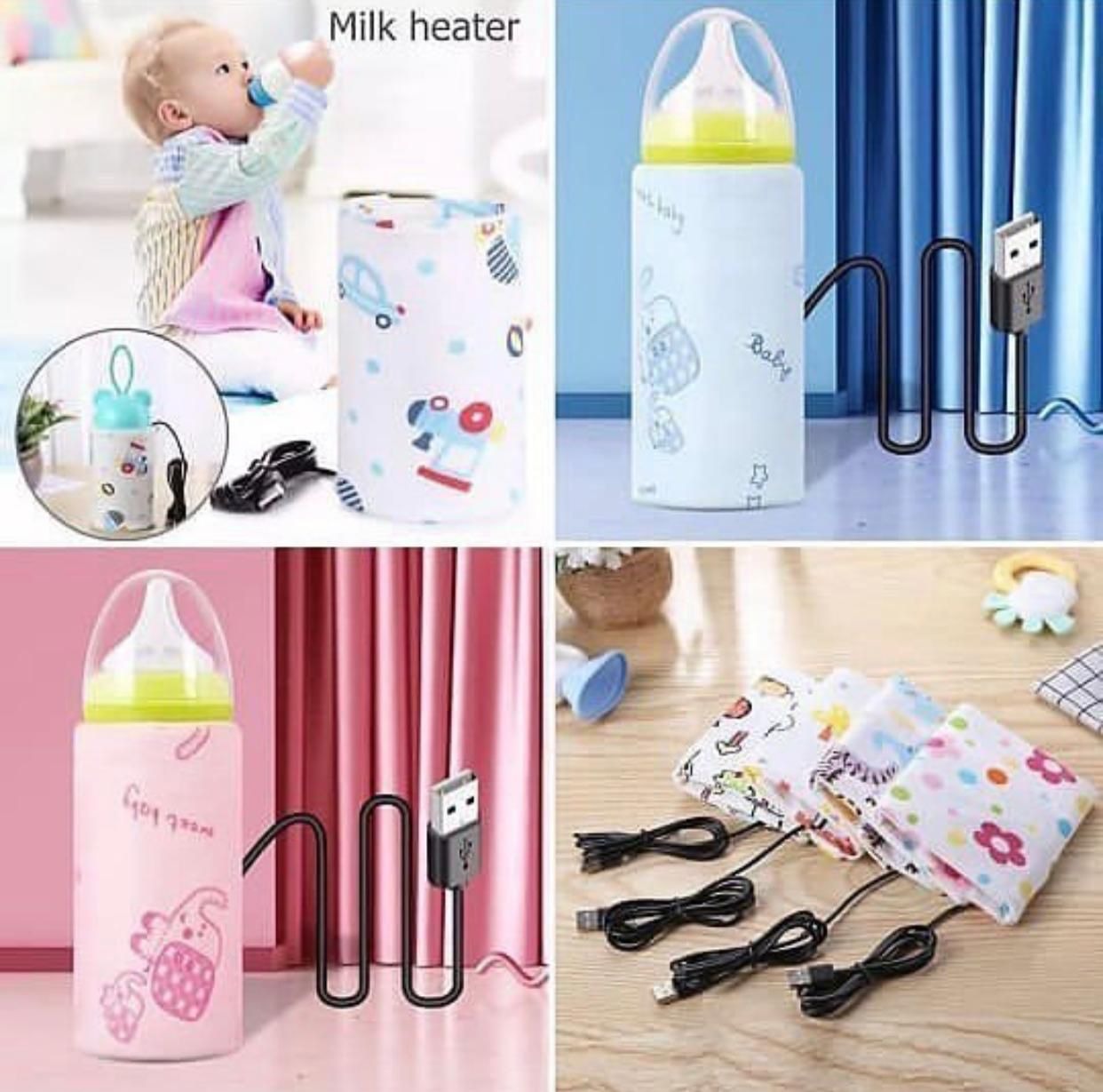 USB Baby Bottle Warmer Pouch – 42°C Constant Temperature Feeding Sleeve