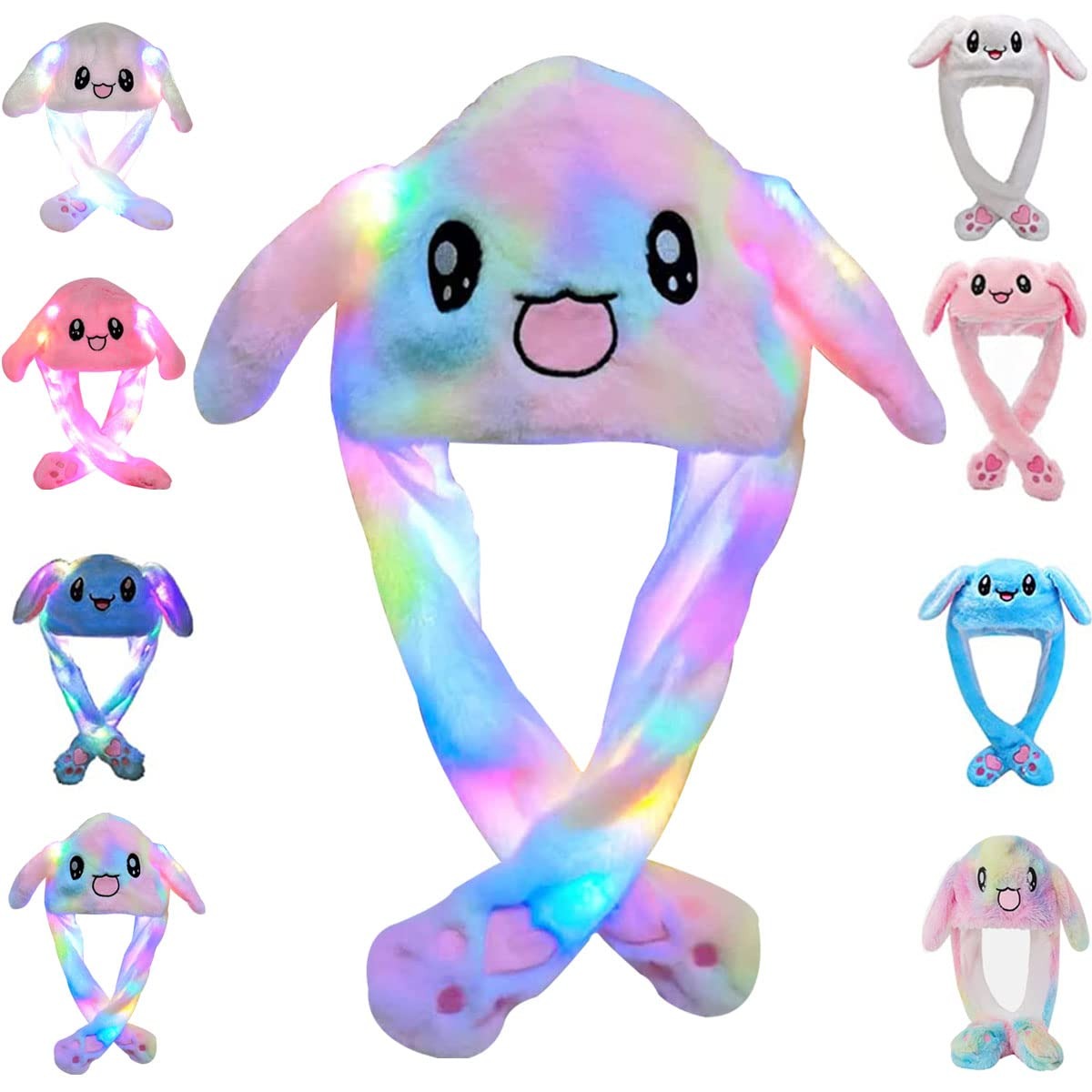 Bunny LED Ear Muffs for Kids – Plush Winter Ear Warmers with LED Lights - Image 2