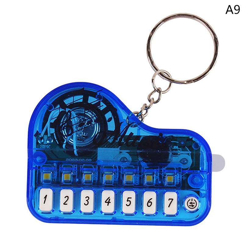 Mini Piano Keychain Toy – 8-Key Electronic Synthesizer Bag Charm for Kids - Image 4