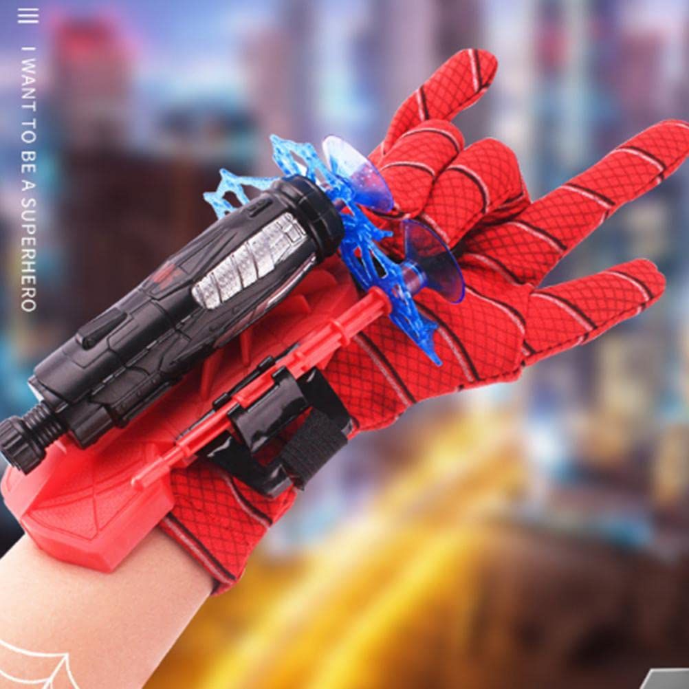 Spiderman Web Dart Shooter Toy – Spider Launcher with Optional Gloves - Image 4