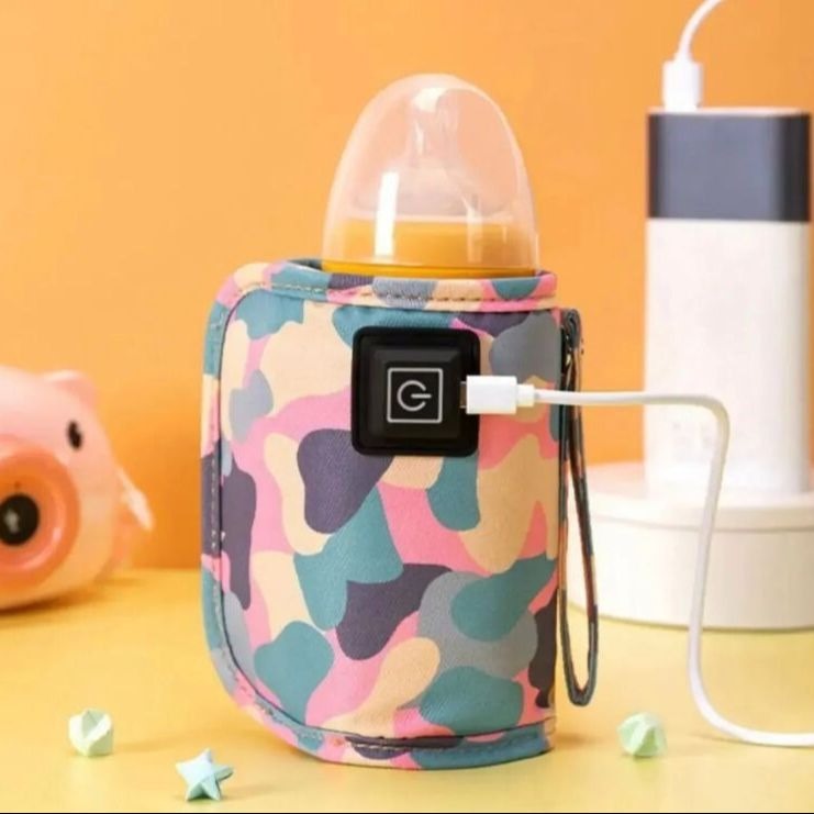 Portable USB Baby Bottle Warmer Sleeve – Universal Insulated Milk Heater for Travel - Image 4