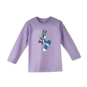 Plain Basic Full Sleeves T-Shirt for Kids