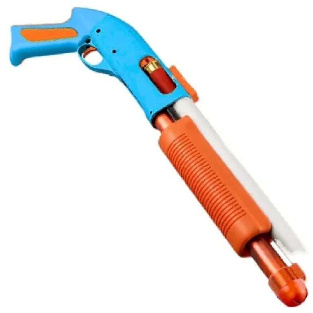 Soft Dart Shell Ejecting Toy Shotgun – Safe Plastic Blaster for Kids