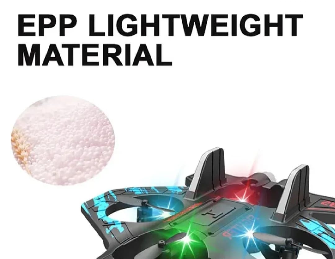 2.4G RC Fighter Jet Plane Toy – Remote Control Foam Airplane with Lights & Stunts - Image 2