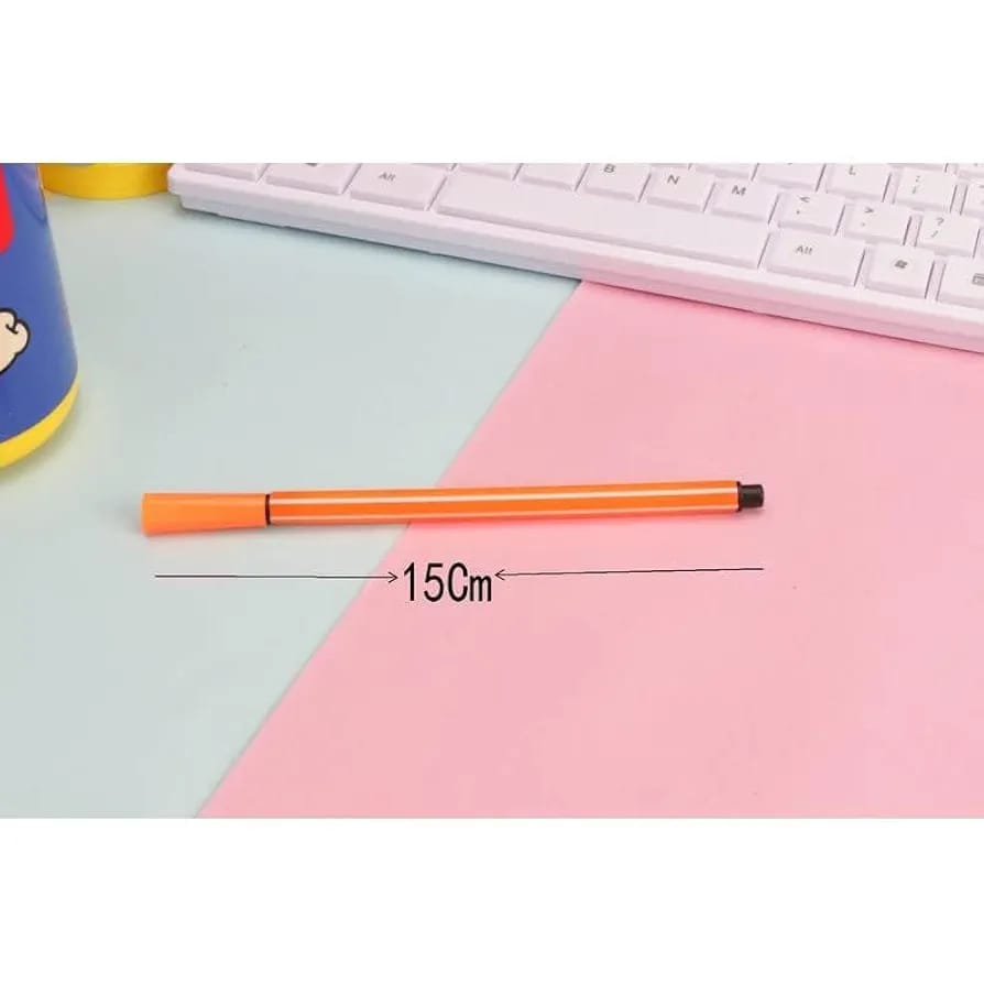 Set of 12 Flomaster Drawing & Coloring Markers for Kids – Vibrant Colour Set - Image 2