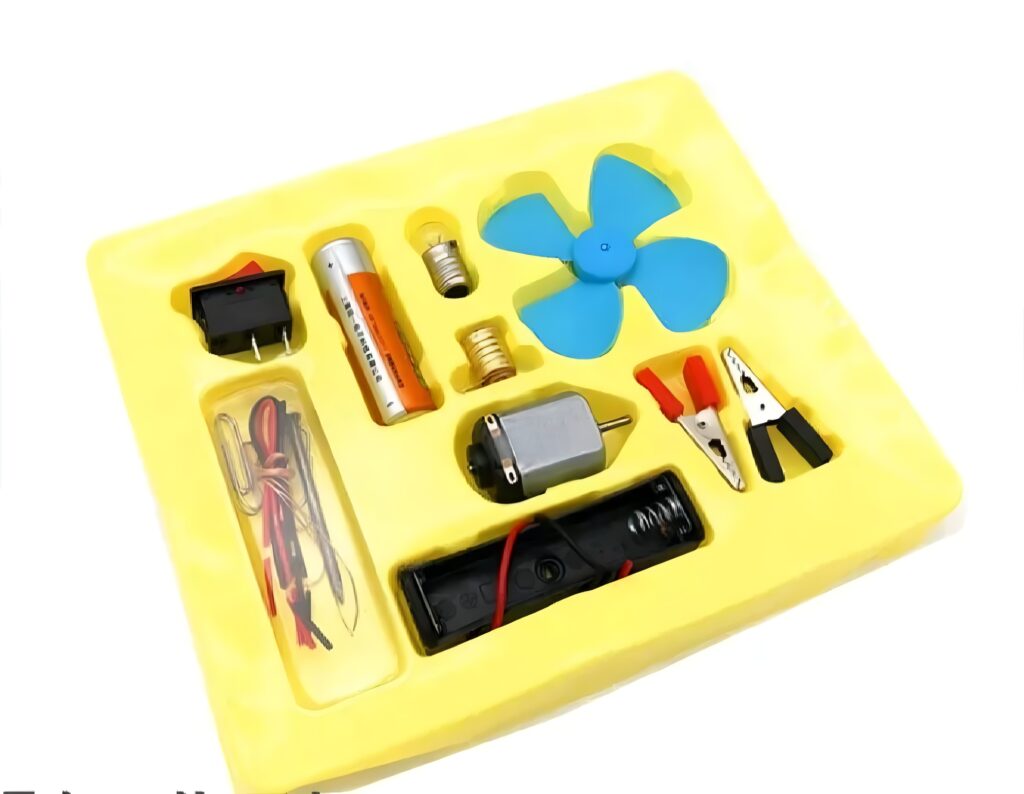 Bulb and Fan Electric Science Experiment Kit for Kids – DIY STEM Education Set
