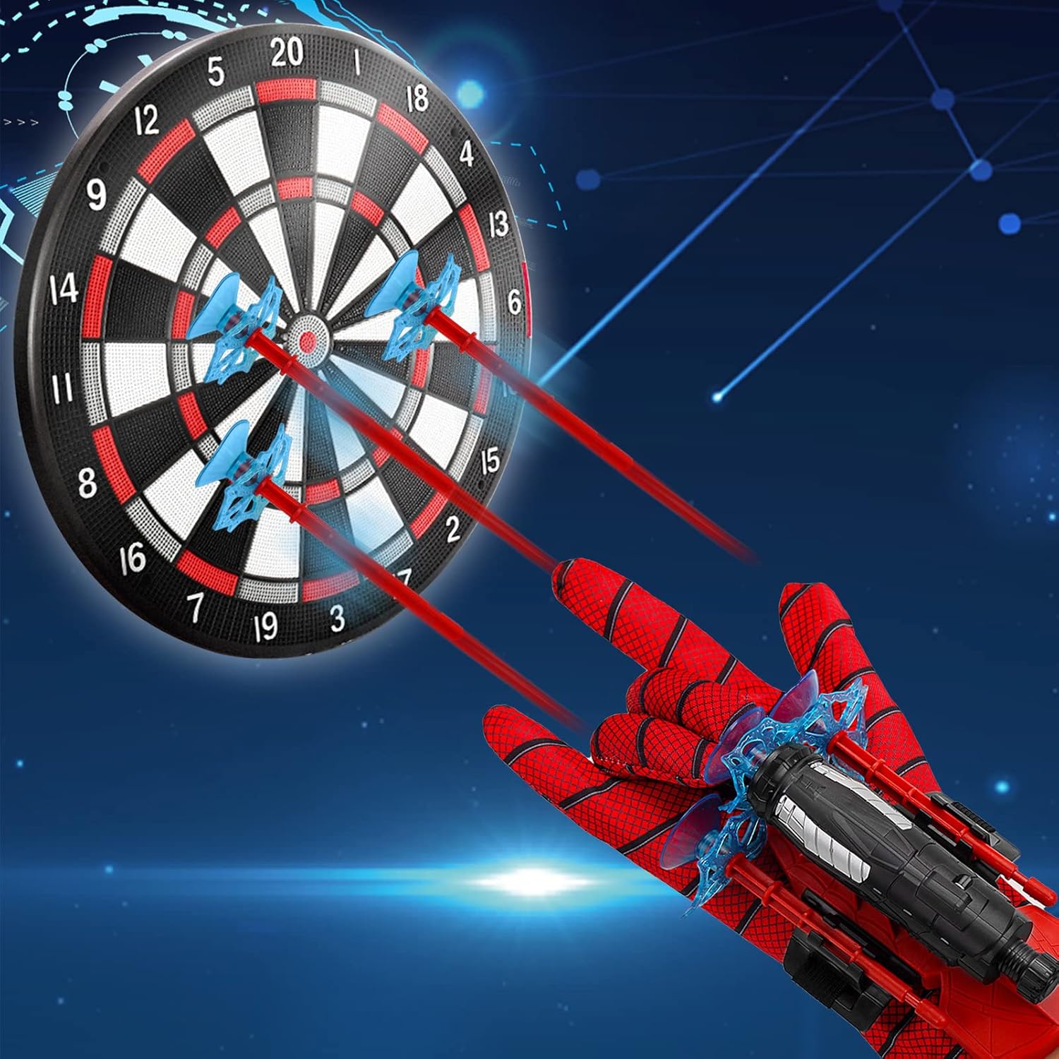 Spiderman Wrist Web Shooter Set – Transmitter & Web Shooter for Kids