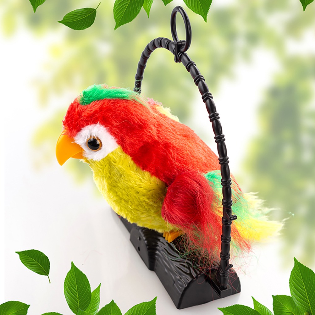 Talk Back Talking Parrot Toy – Repeats Speech Educational Fun Toy for Kids - Image 2