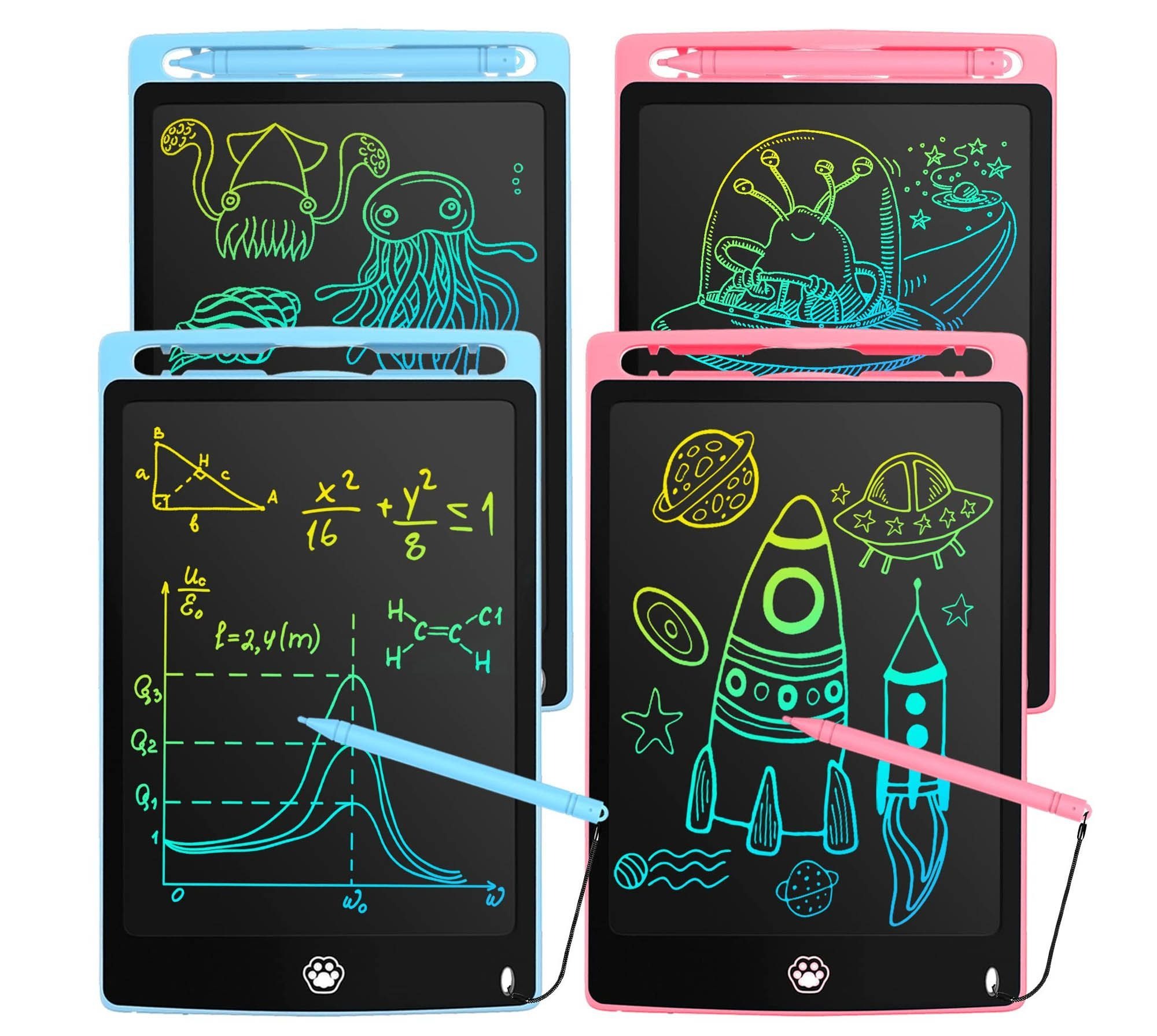 8.5 Inch LCD Drawing Writing Tablet for Kids – Multicolor Screen Doodle Board - Image 2